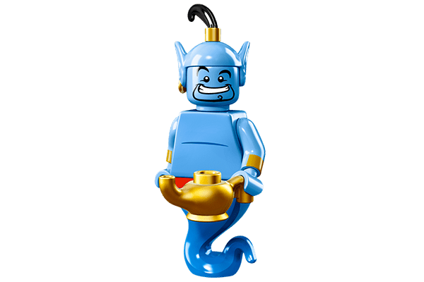 Genie lego figure showing that 8bitflex lowers the cost of building a website with custom solutions for any small buinesss