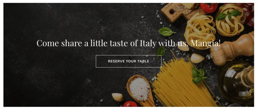 menu-button-example Example of using a web button to have visitors make a reservation at a restaurant